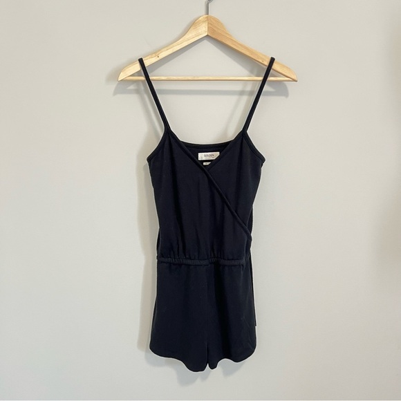 Aritzia Golden by TNA  Farewell Romper Black - Picture 3 of 11